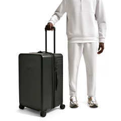 Nike Large Checked Luggage Seyahat Çantası Siyah 143LT