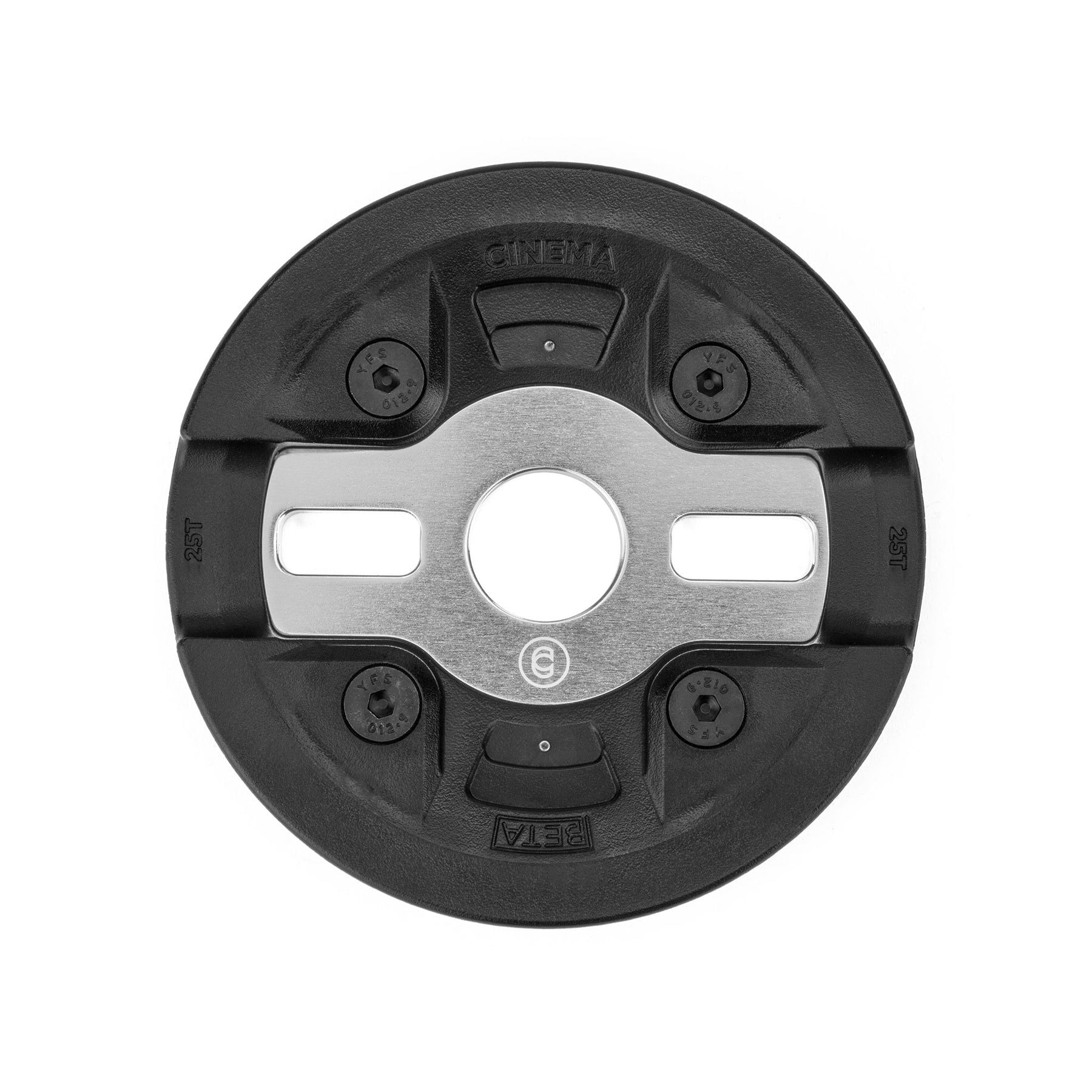 Cinema Beta Guard Sprocket  25t  Korumalı Ön Dişli Krom