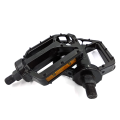 Zoid İnce Diş Alüminyum Pedal-Pedals 1/2'' Siyah