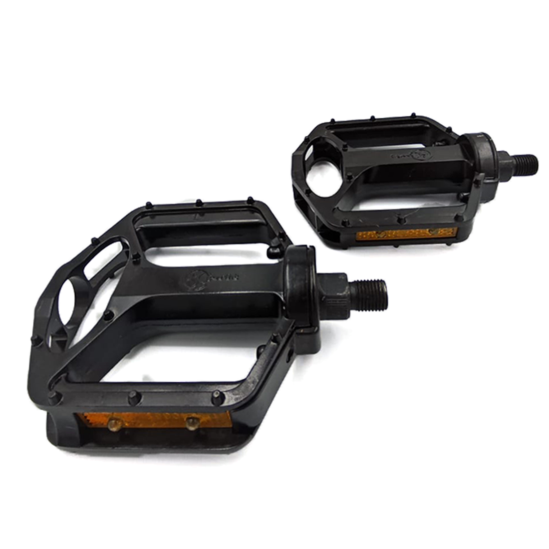 Zoid İnce Diş Alüminyum Pedal-Pedals 1/2'' Siyah