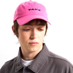 Vans Check Side Curved Bill Jockey Şapka-Hat Pembe