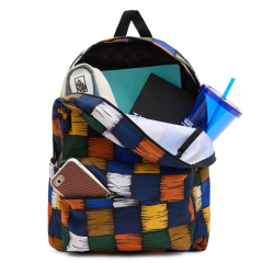 Vans Old Skool H20 Sırt Çantası-Backpack-Renkli Kareli