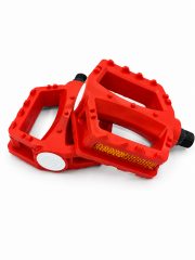 Zoid Kalın Diş Plastik Pedal-Pedals 9/16'' Kırmızı