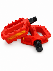 Zoid Kalın Diş Plastik Pedal-Pedals 9/16'' Kırmızı