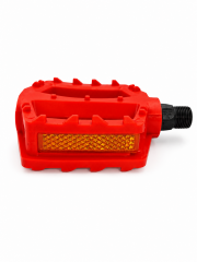 Zoid Kalın Diş Plastik Pedal-Pedals 9/16'' Kırmızı