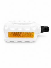 Zoid Kalın Diş Plastik Pedal-Pedals 9/16'' Beyaz