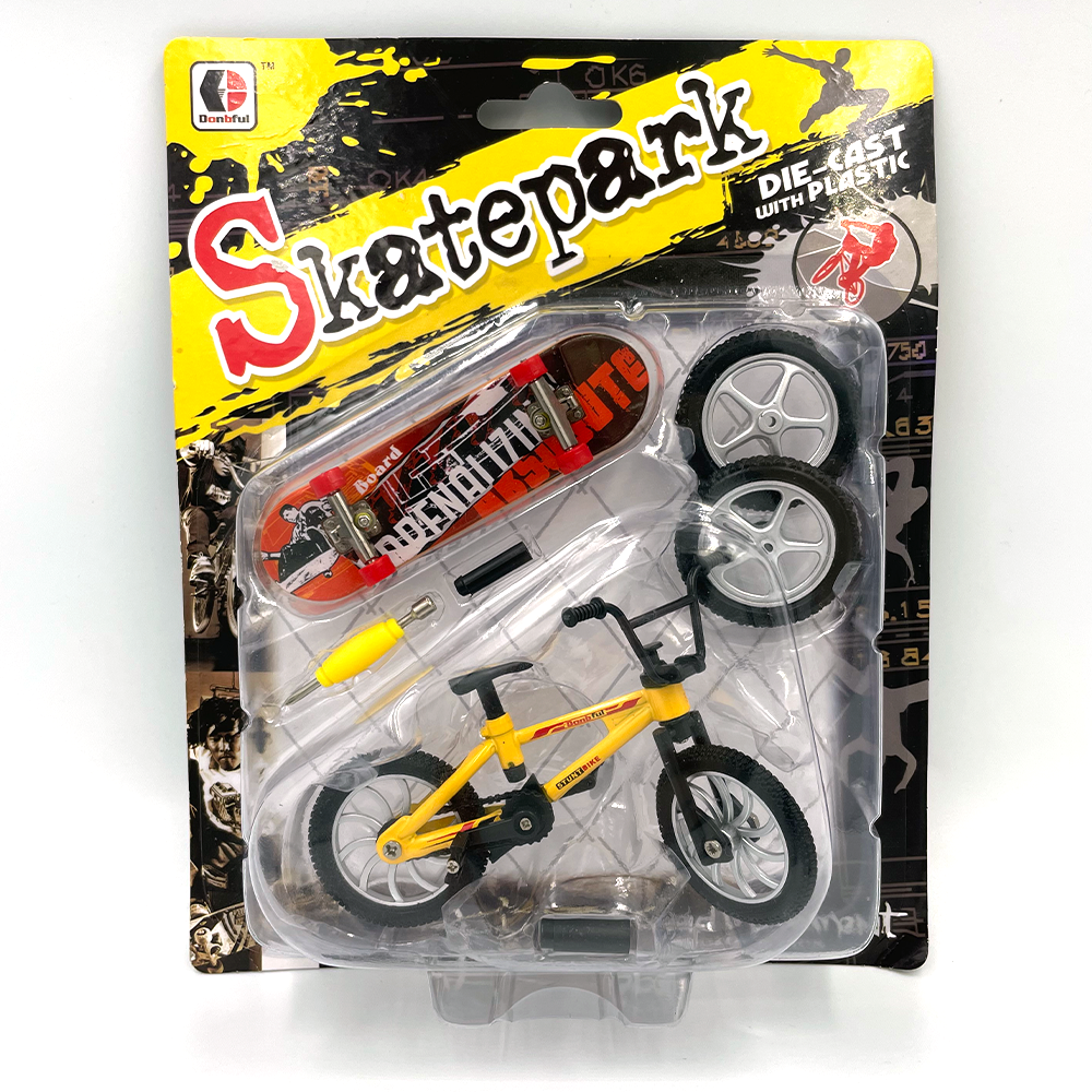 Donbful Kaykay & Finger Bike Sarı Slim Frame ve Aksesuarları