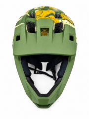 Zoid Element Full Face Kask-Helmet Yeşil-Bej Kamuflaj
