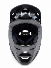 Zoid Element Full Face Kask-Helmet Siyah-Gri Kamuflaj
