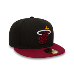 New Era 59FIFTY NBA Miami Heat Fitted Cap-Şapka Siyah