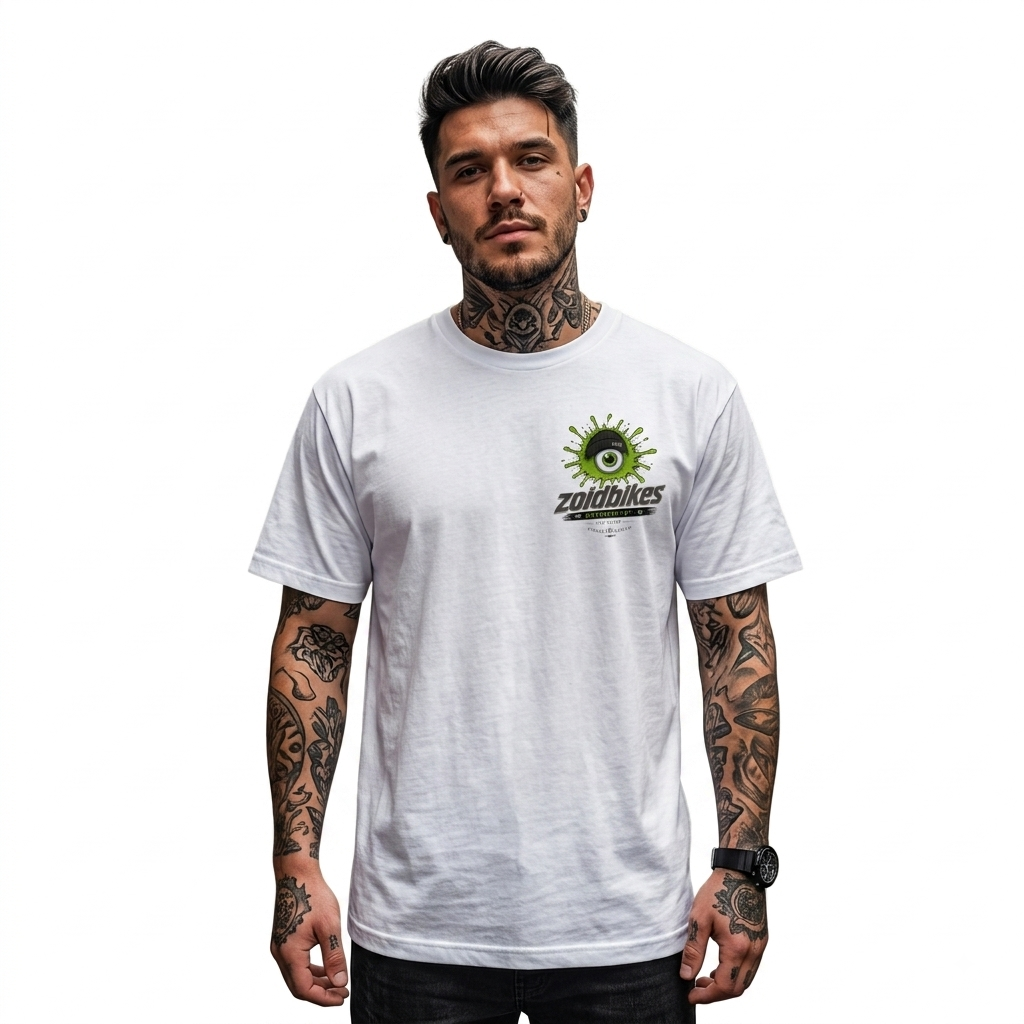 Zoid Bikes Company T-Shirt Beyaz