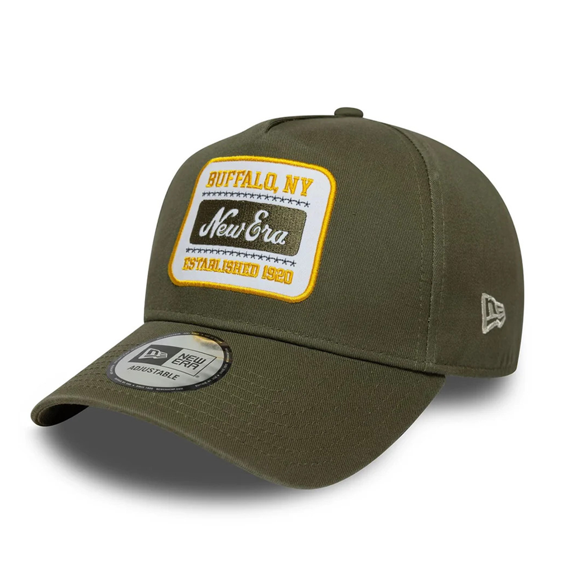 New Era 9FORTY Buffalo Washed Adjustable Cap-Şapka Yeşil