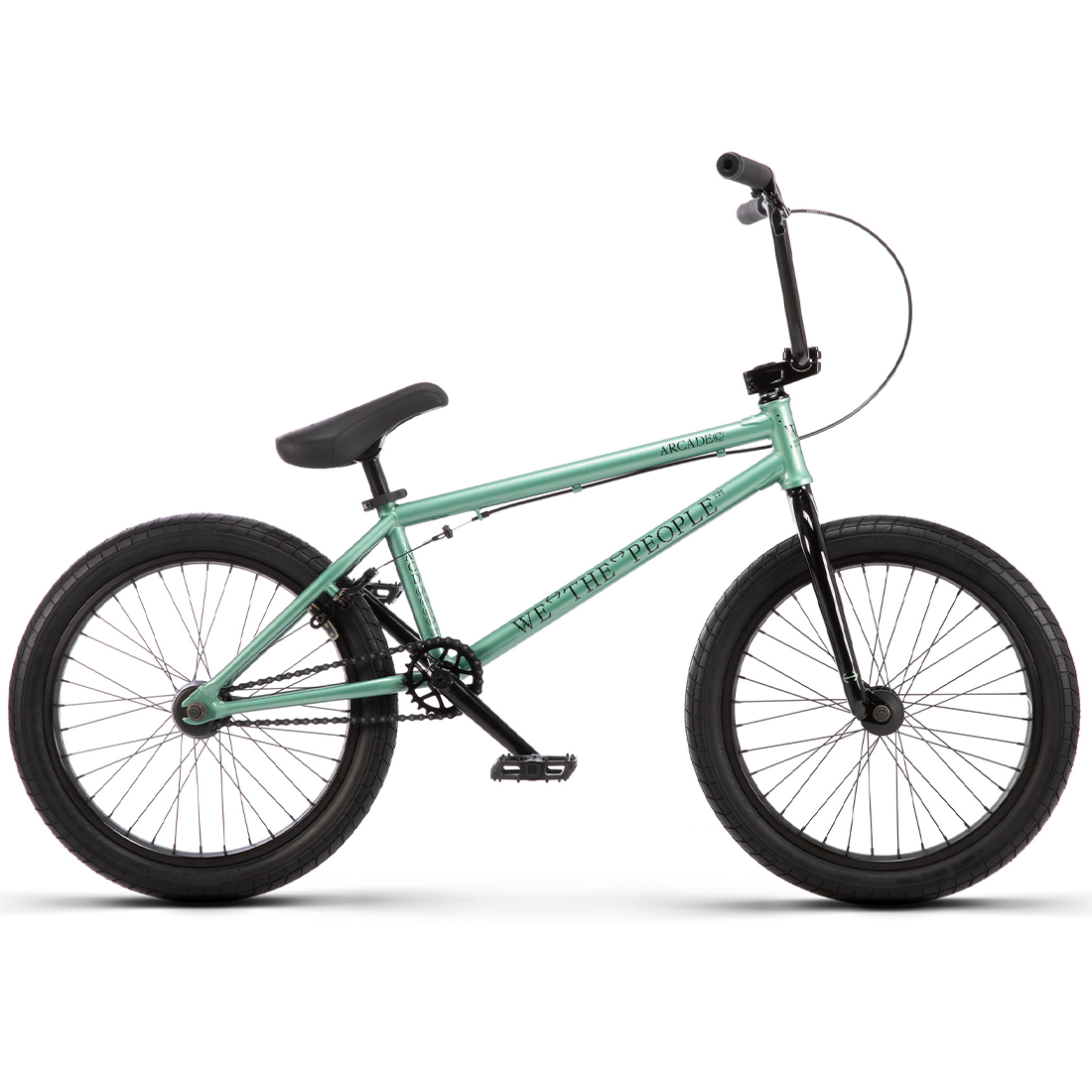 Bmx Wethepeople Arcade 21'' Silent Green Metallic Akrobasi Bisikleti