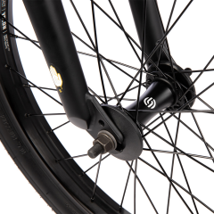 Bmx Wethepeople Justice 20.85'' Matt Black Silver Webbed Akrobasi Bisikleti