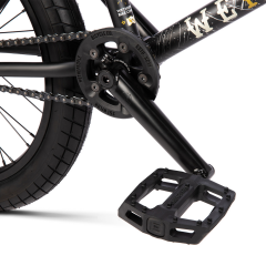 Bmx Wethepeople Justice 20.85'' Matt Black Silver Webbed Akrobasi Bisikleti