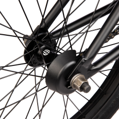 Bmx Wethepeople Justice 20.85'' Matt Black Silver Webbed Akrobasi Bisikleti