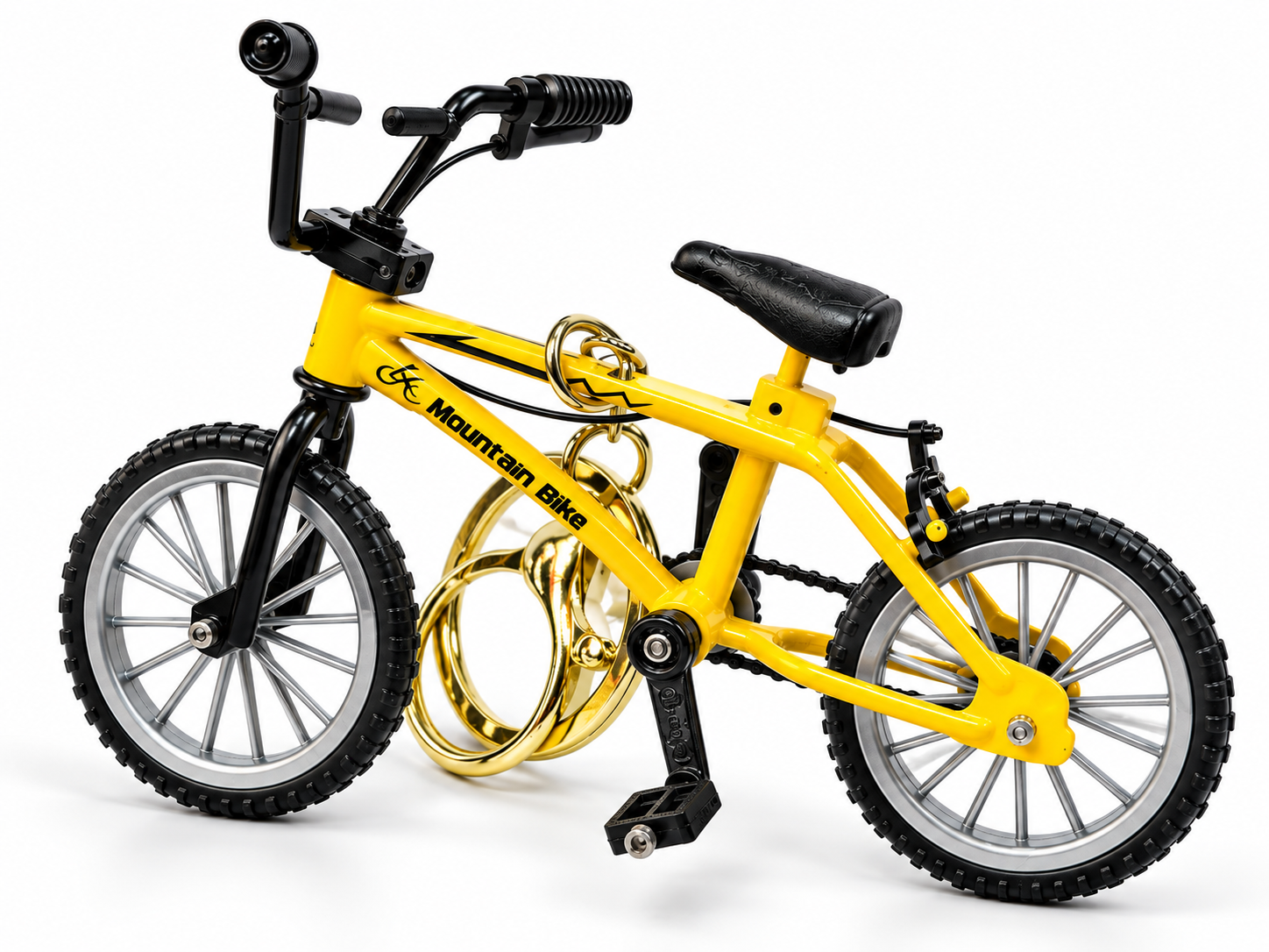 OTS BMX Anahtarlık – Sarı Mini Bisiklet Anahtarlık
