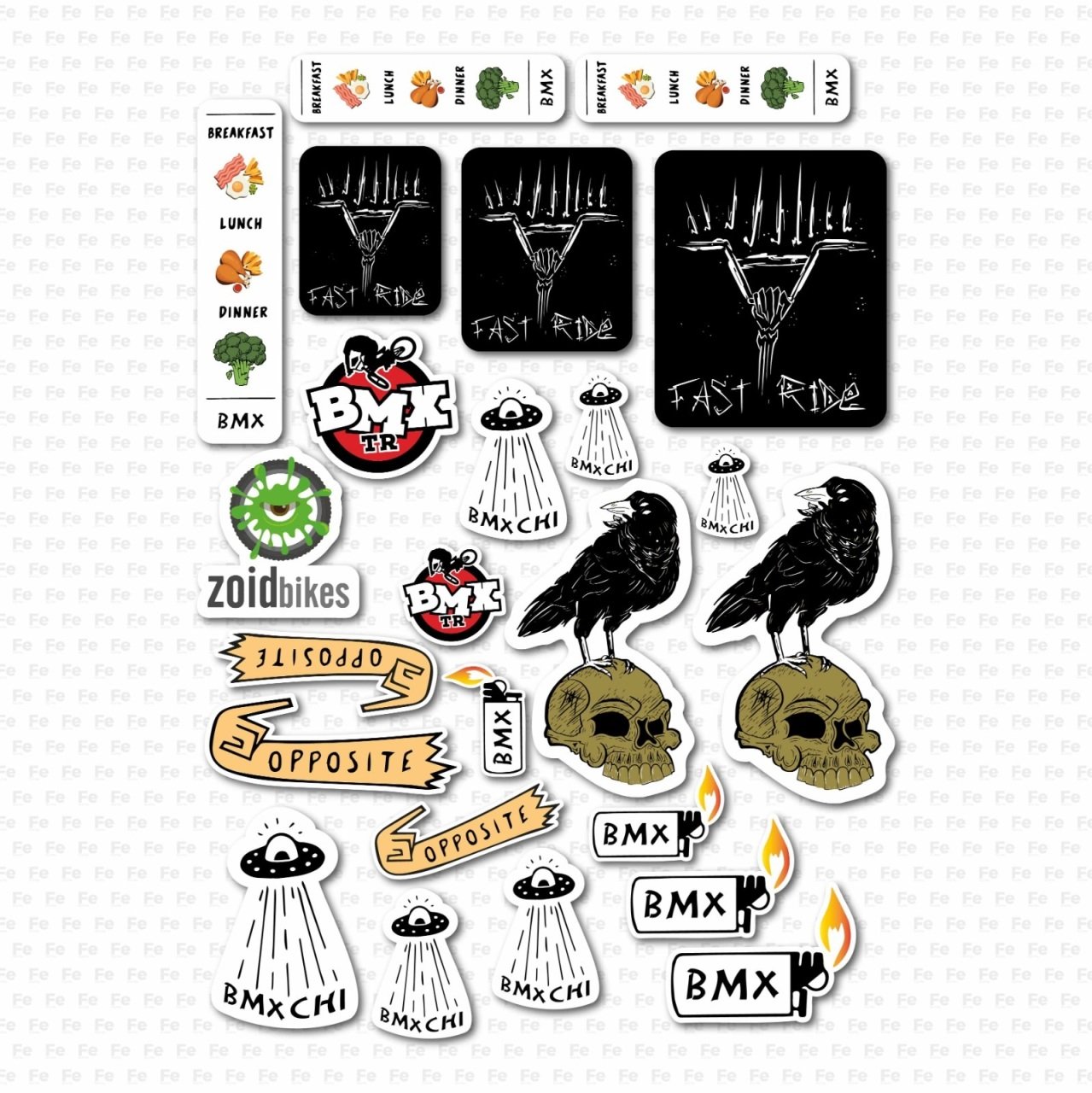 Ahmet Samet Erdem Hayallerine Sür Sticker Seti Beyaz Arka Plan