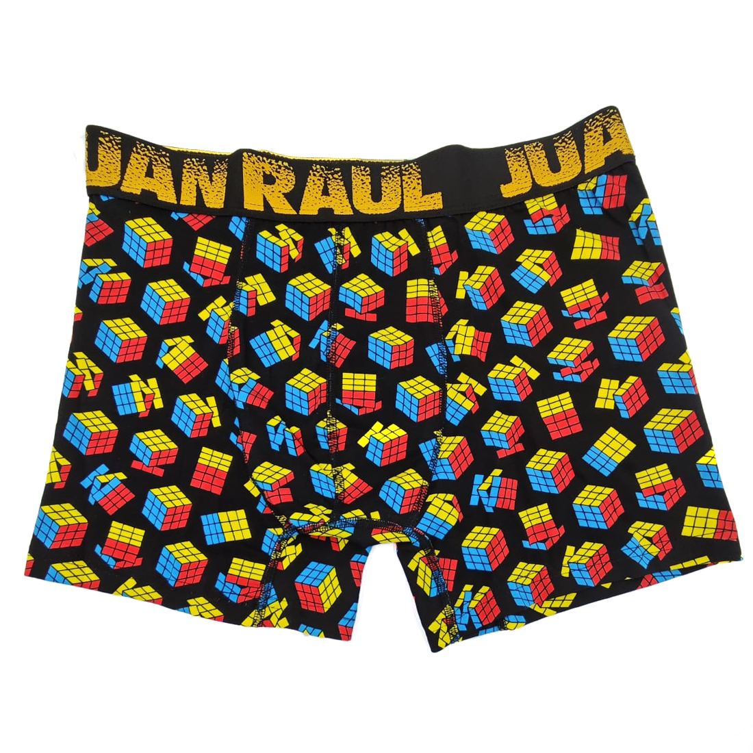 Juan Raul Erkek Boxer Renkli Küp  Desenli
