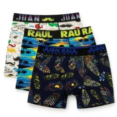Juan Raul MEDIUM 3'lü Boxer Set