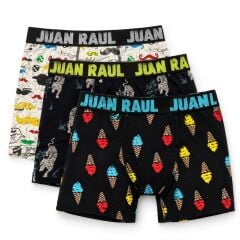 Juan Raul MEDIUM 3'lü Boxer Set