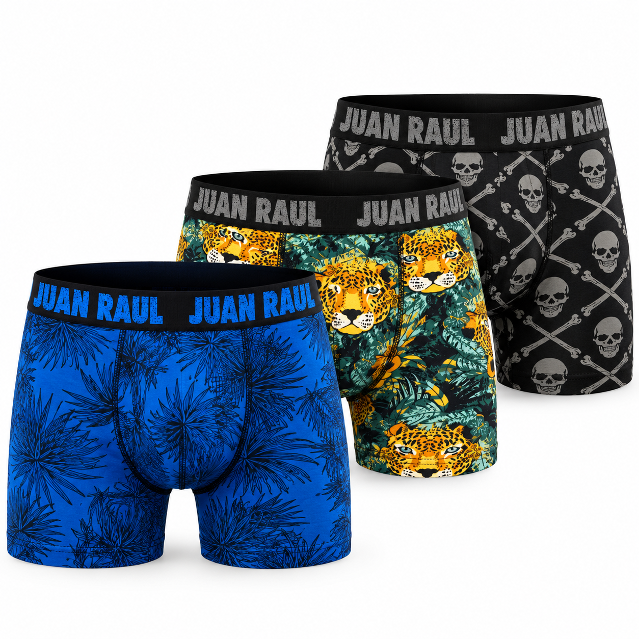 Juan Raul MEDIUM 3'lü Boxer Set