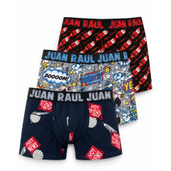 Juan Raul MEDIUM 3'lü Boxer Set