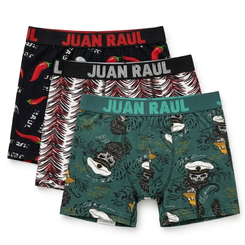 Juan Raul LARGE 3'lü Boxer Set
