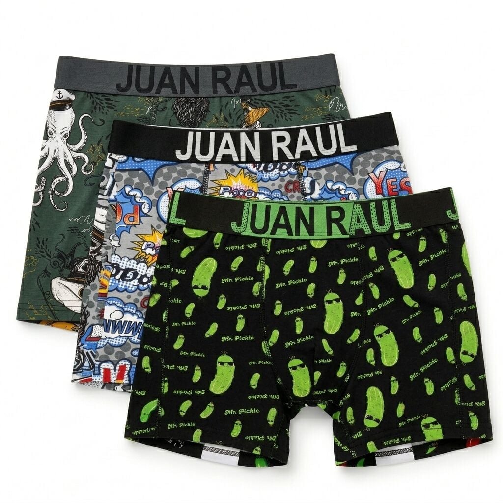 Juan Raul LARGE 3'lü Boxer Set