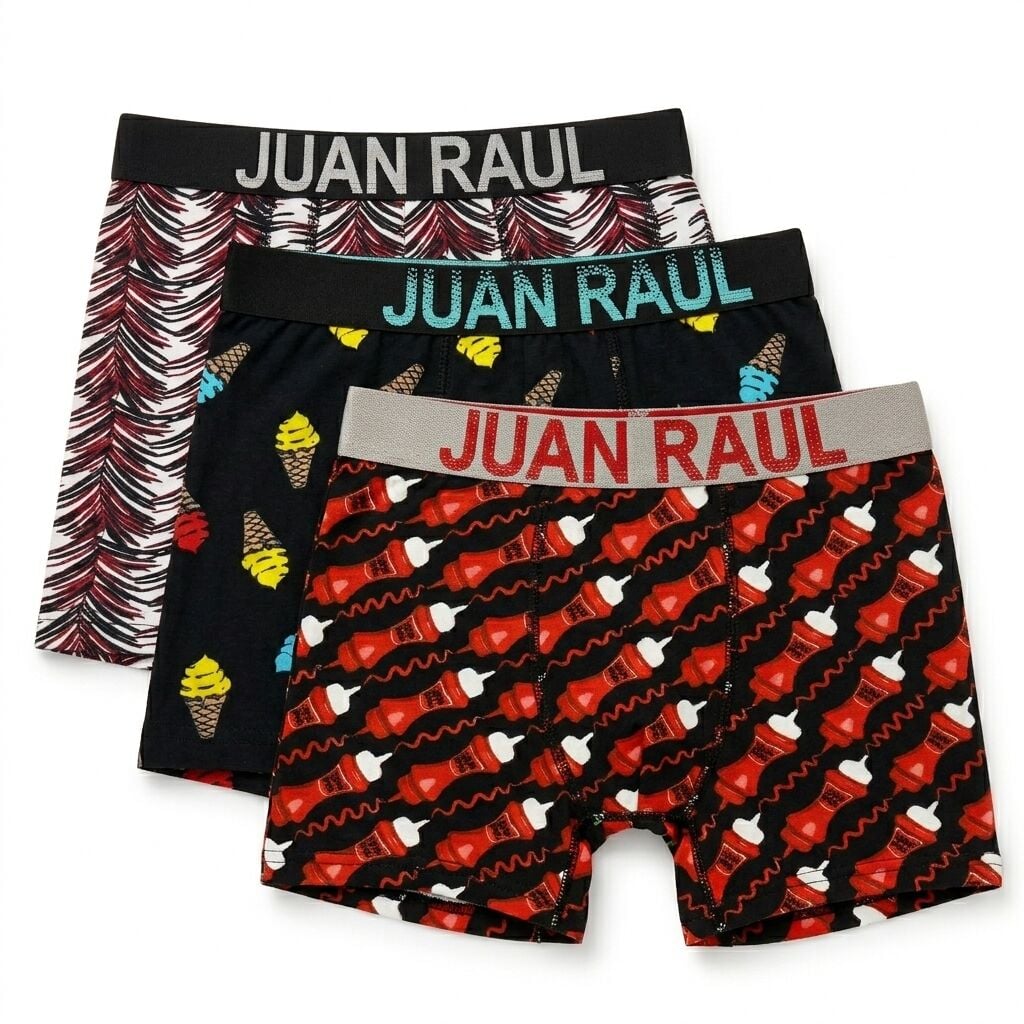 Juan Raul SMALL 3'lü Boxer Set