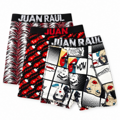 Juan Raul XLARGE 3'lü Boxer Set