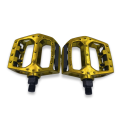 Zoid İnce Diş Alüminyum Pedal-Pedals 1/2'' Saydam Yeşil