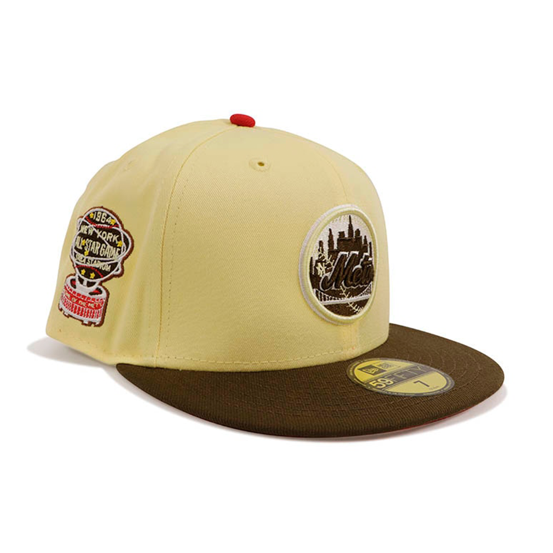 New Era 59FIFTY New York Mets Fitted Cap-Şapka Bej