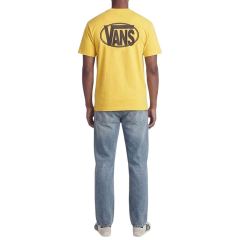 Vans Oval Logo Loose T-Shirt Sarı