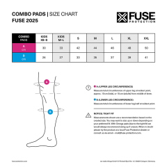 Fuse Echo 100 Combo Dizlik/Kavallık-Knee/Shin