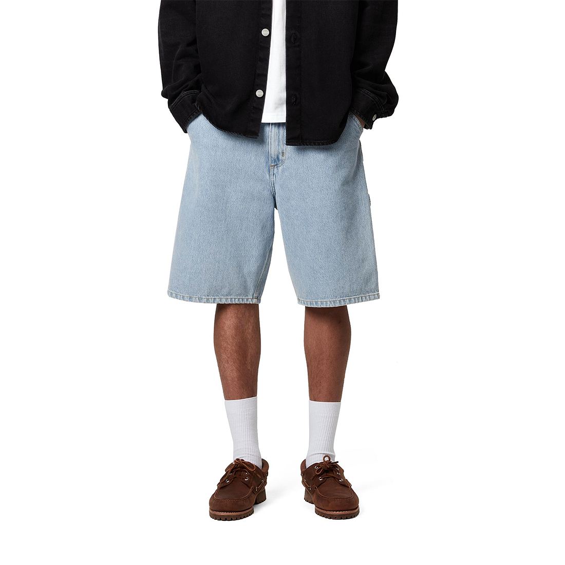 Carhartt Single Knee Şort-Mavi