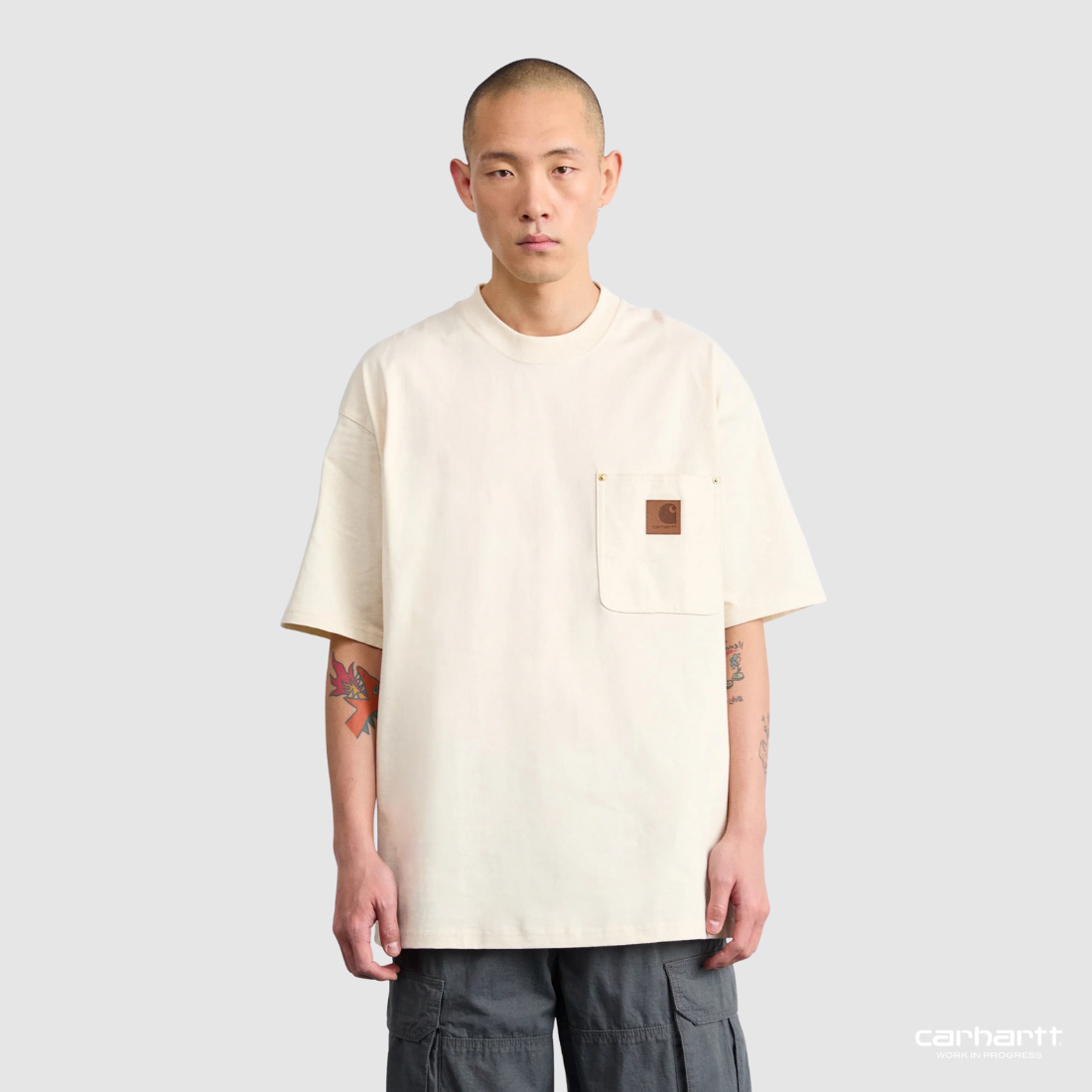 Carhartt Eldon Organic T-Shirt Krem