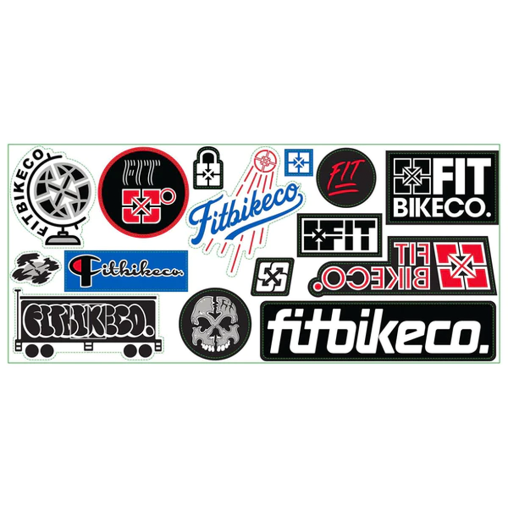 Fit Bike Dodger 15 Asorti Çıkartma Seti - Sticker