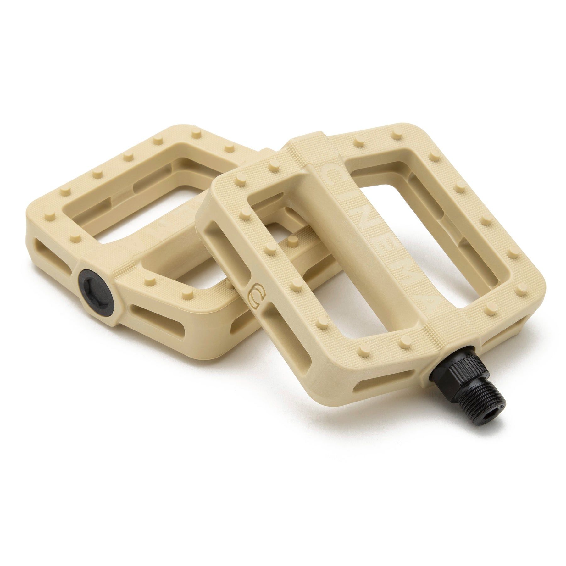 Cinema Tilt Pedal-Pedals Plastik 9/16'' Krem